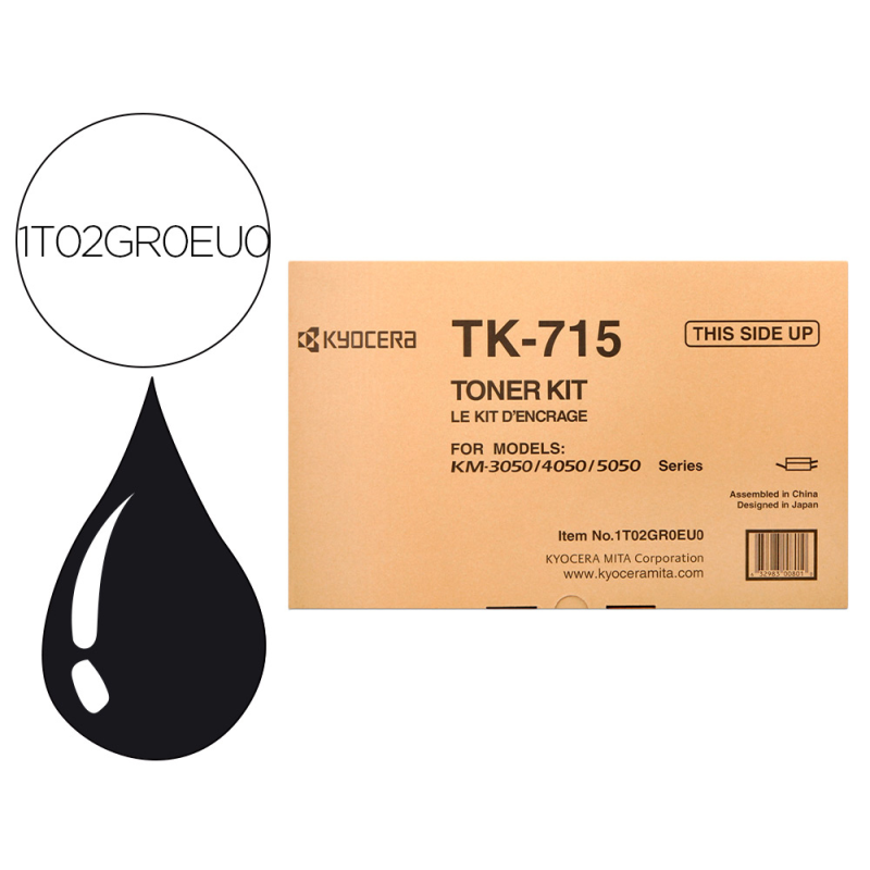 Toner kyocera -mita km-3050 / 4050 / 5050 tk-715