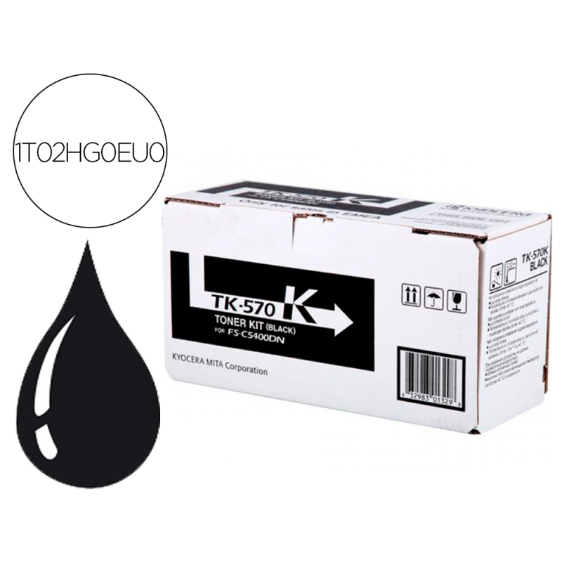 Toner kyocera laser tk500k para fs-5400 negro tk-570k