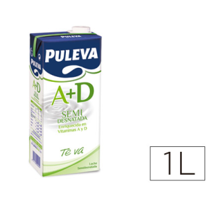 Leche puleva semidesnatada...