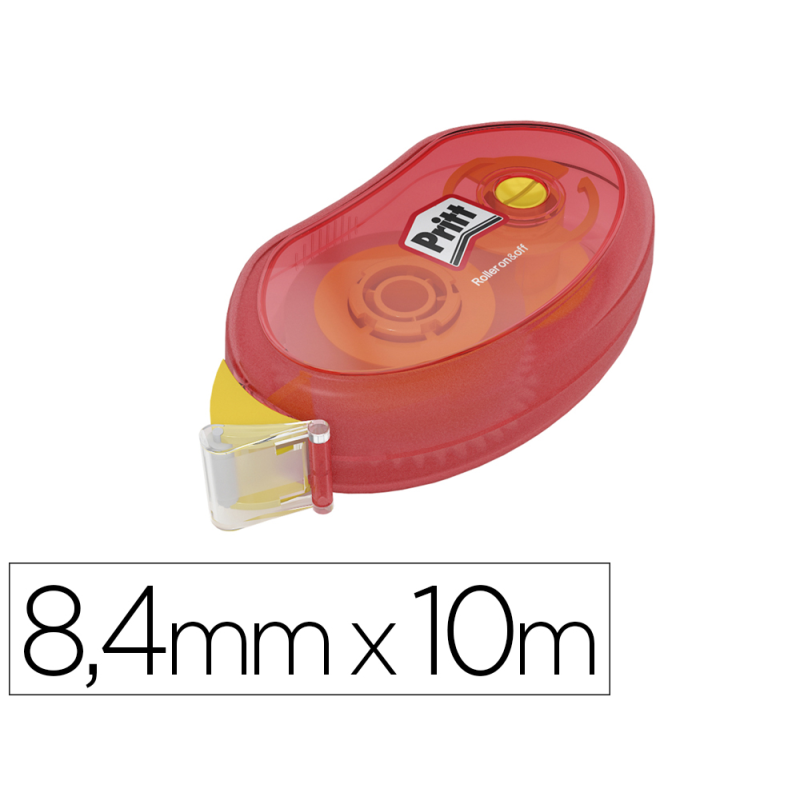 Pegamento pritt roller compact no permanente 8,4 mm x 10 mt