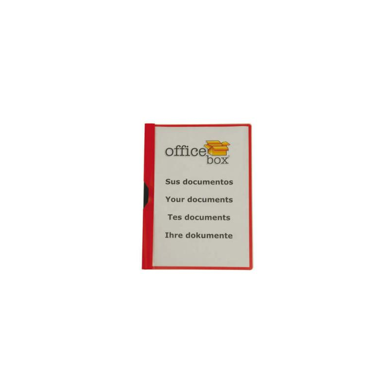 Carpeta office box dossier pinza lateral polipropileno din a4 pinza deslizante capacidad 30 hojas azul