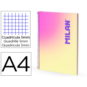 Cuaderno espiral milan...
