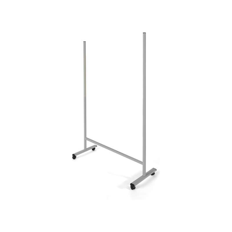 Soporte rocada movil universal para pizarras de pared de 120 a 200 cm con ruedas y freno