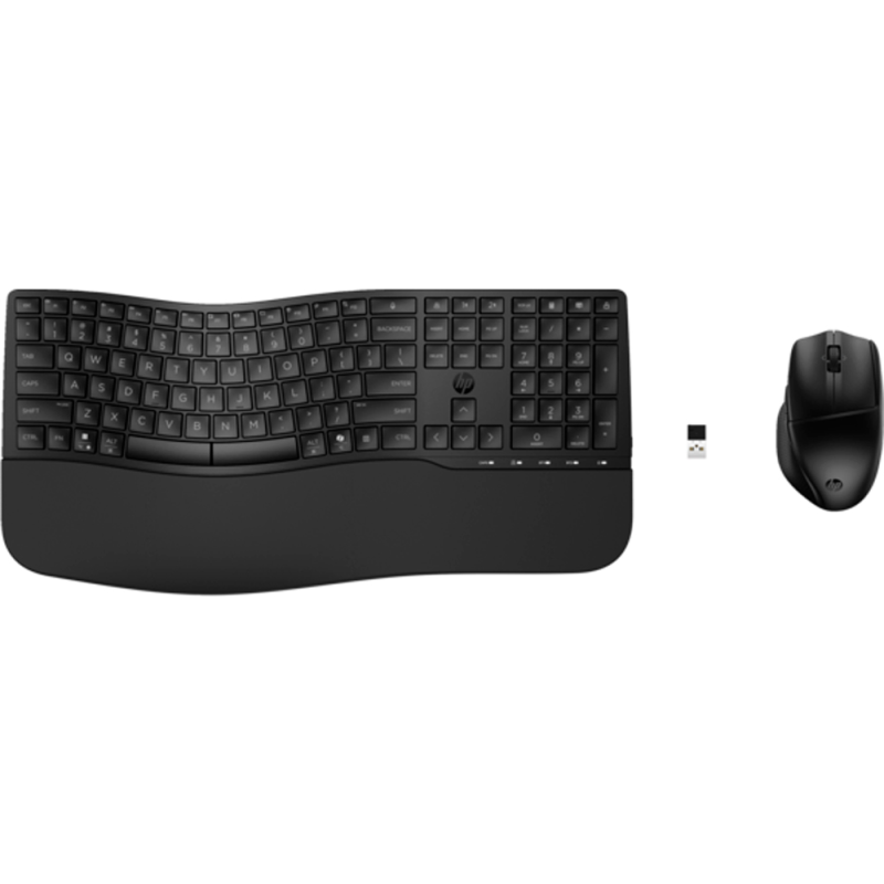 Set teclado + raton hp combo 685 modo dual comfort inalambrico color negro