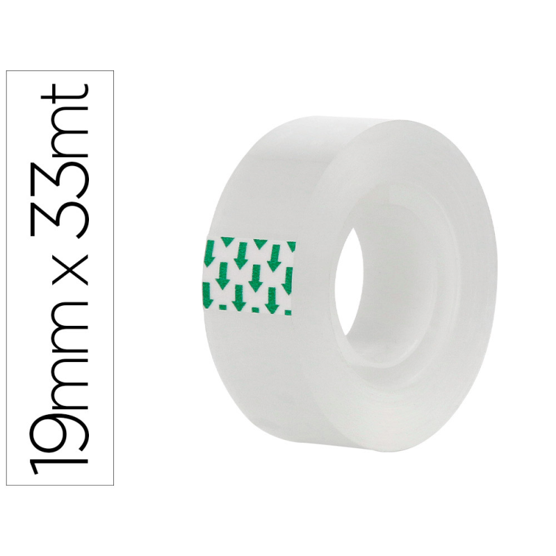 Cinta adhesiva greening transparente 33 mt x 19 mm