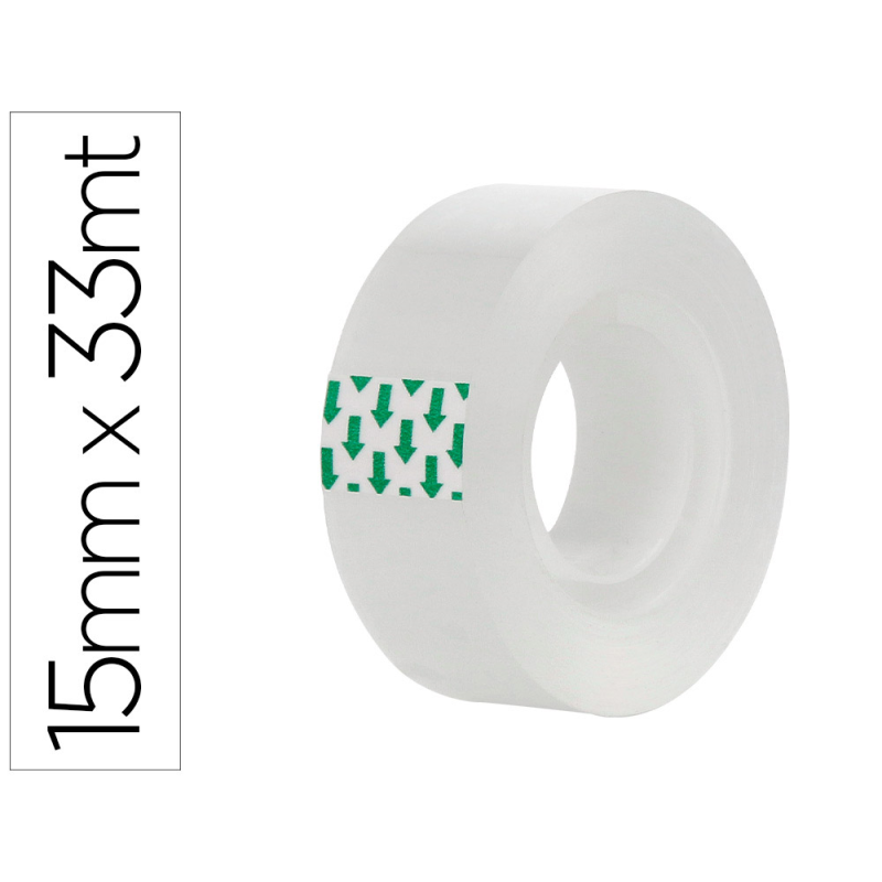 Cinta adhesiva greening transparente 33 mt x 15 mm