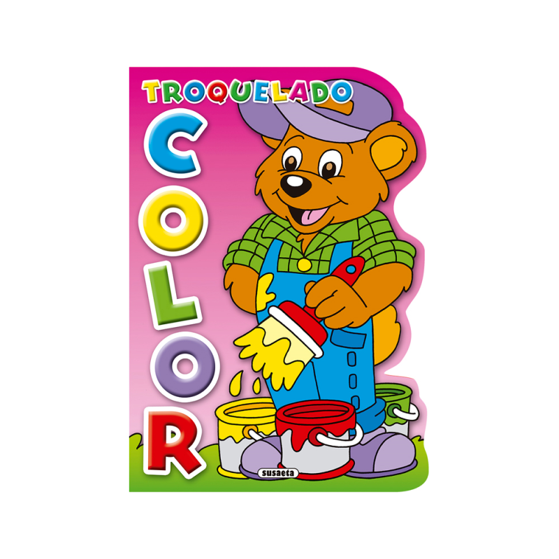 Cuaderno de colorear susaeta troquelado 16 paginas 20x28 cm