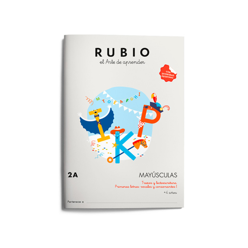 Cuaderno rubio mayusculas 2b