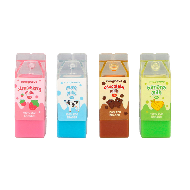 Goma de borrar imaginovo erase it batidos colores surtidos