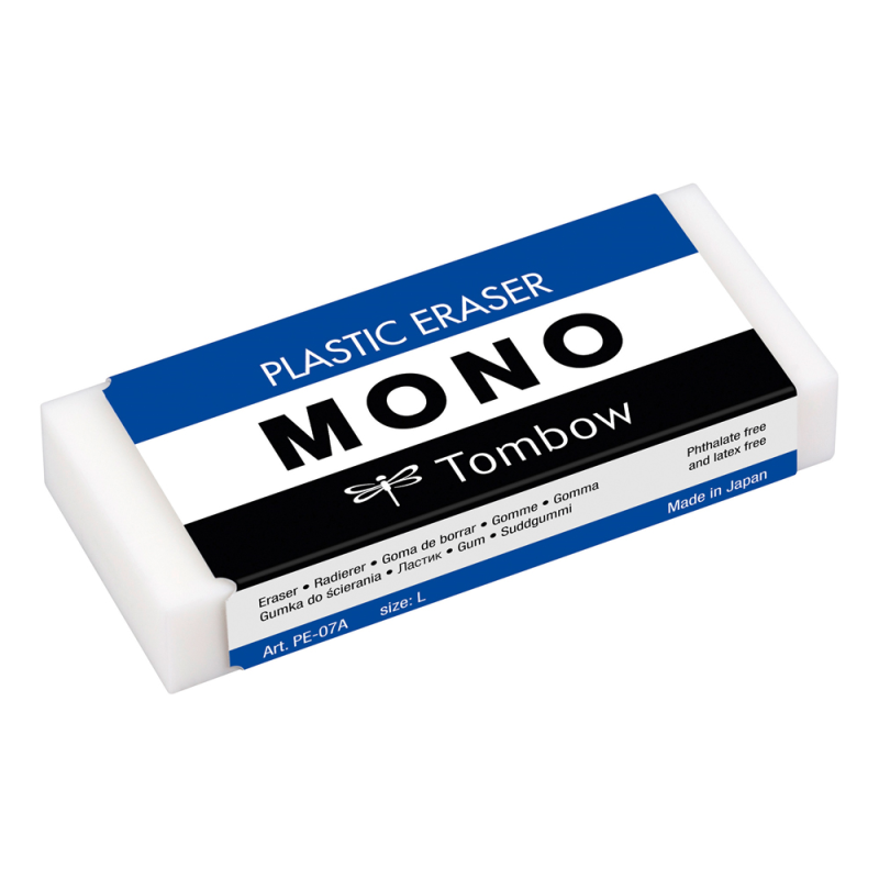 Goma de borrar tombow pvc mono tamaño l