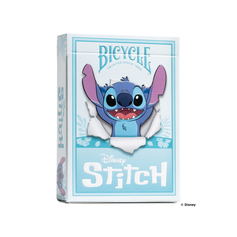Baraja de cartas bicycle disney stitch