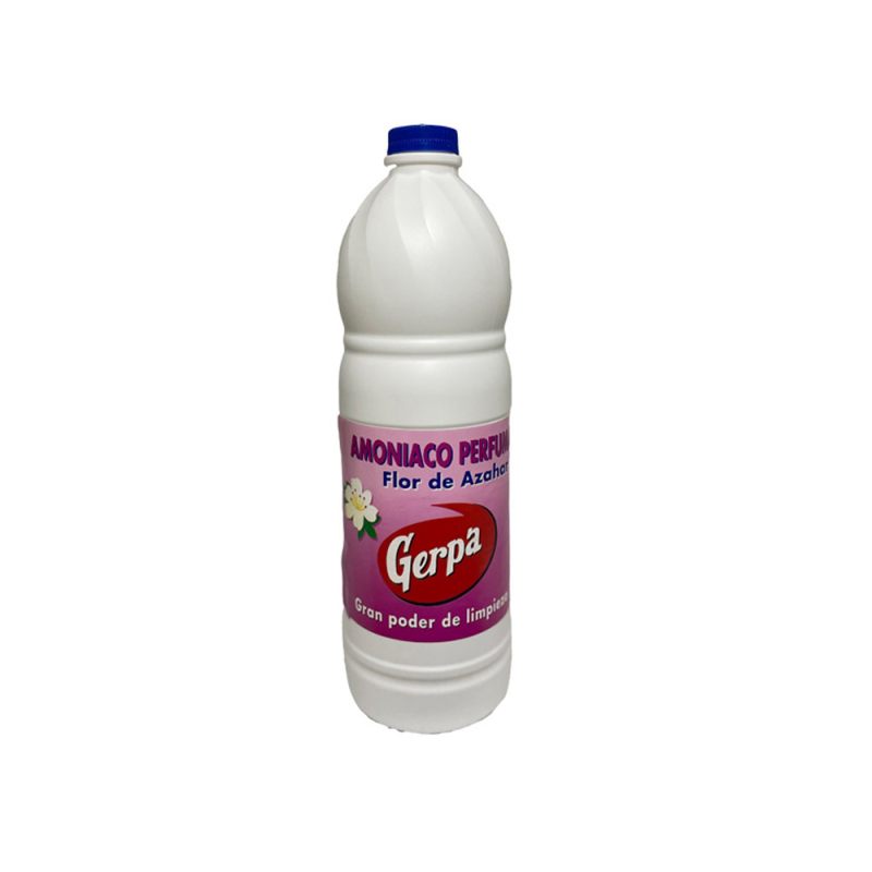 Amoniaco gerpa perfumado flor de azahar botella 1 litro
