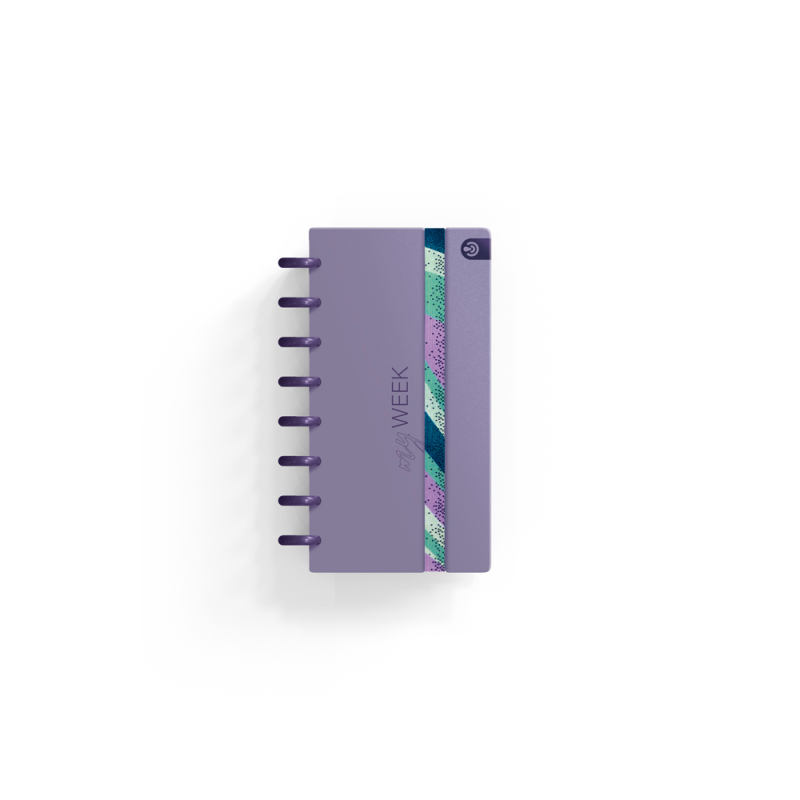 Planificador carchivo ingeniox my week check list my week semanal malva 105x210 mm