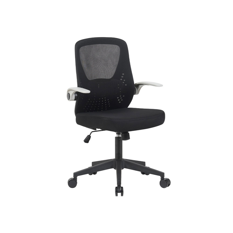 Silla q-connect oficina terni malla alt max 1050 mm anc 500 mm prof 480 mm color negro cuerpo negro