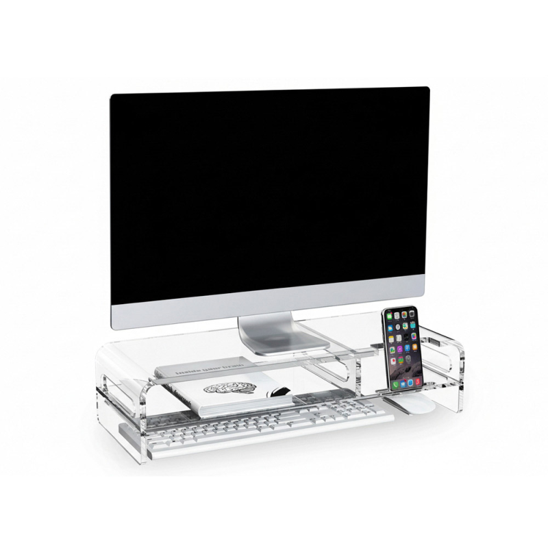 Soporte q-connect para monitor metacrilato 508x203x114 mm