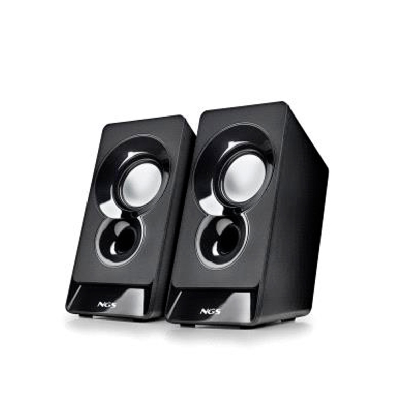 Altavoz ngs sb10 para pc 12w estereo usb entrada jack 3,5 mm color negro