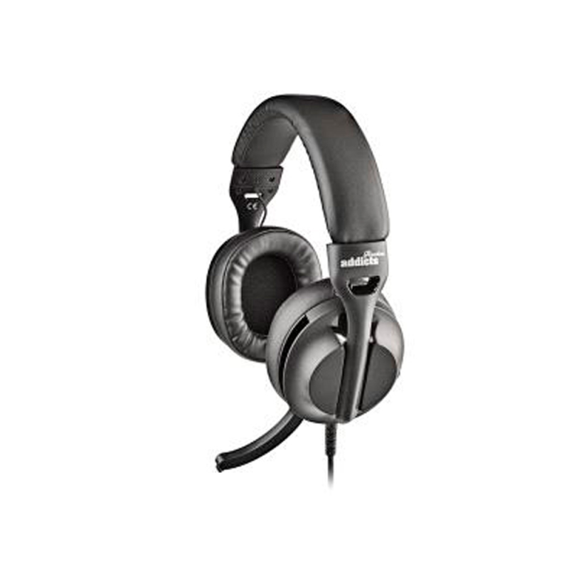 Auriculares ngs vox805 con cable estereo usb-c con control de volumen y adaptador usb color negro