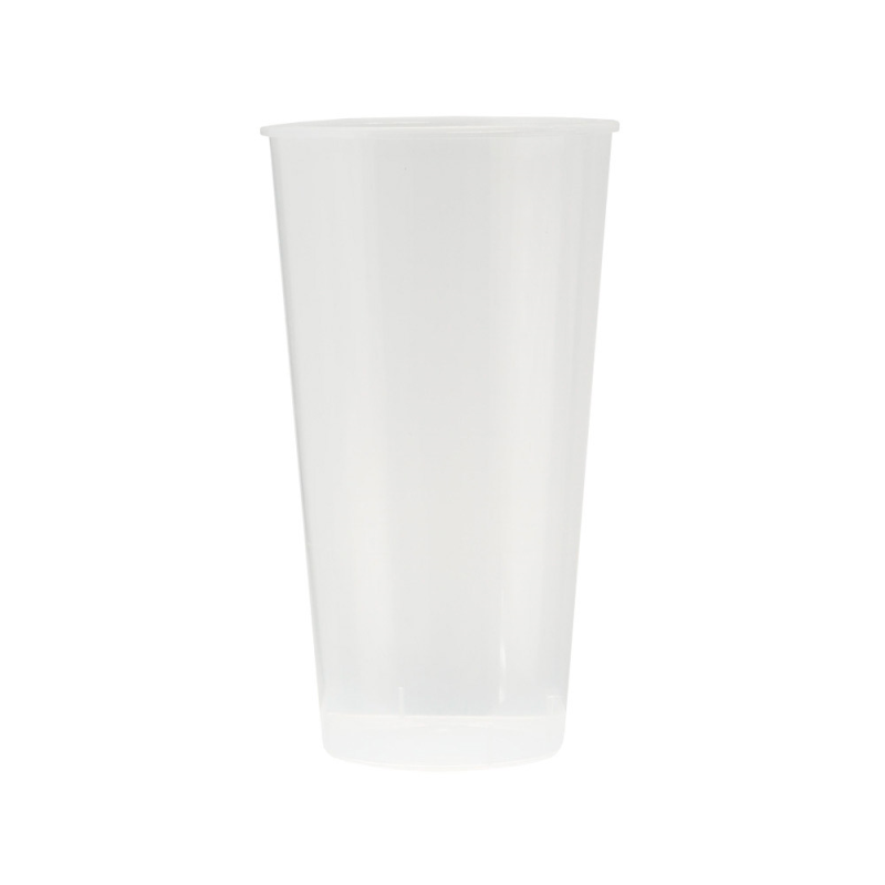 Vaso de plastico reutilizable transparente 400 ml paquete de 10 unidades