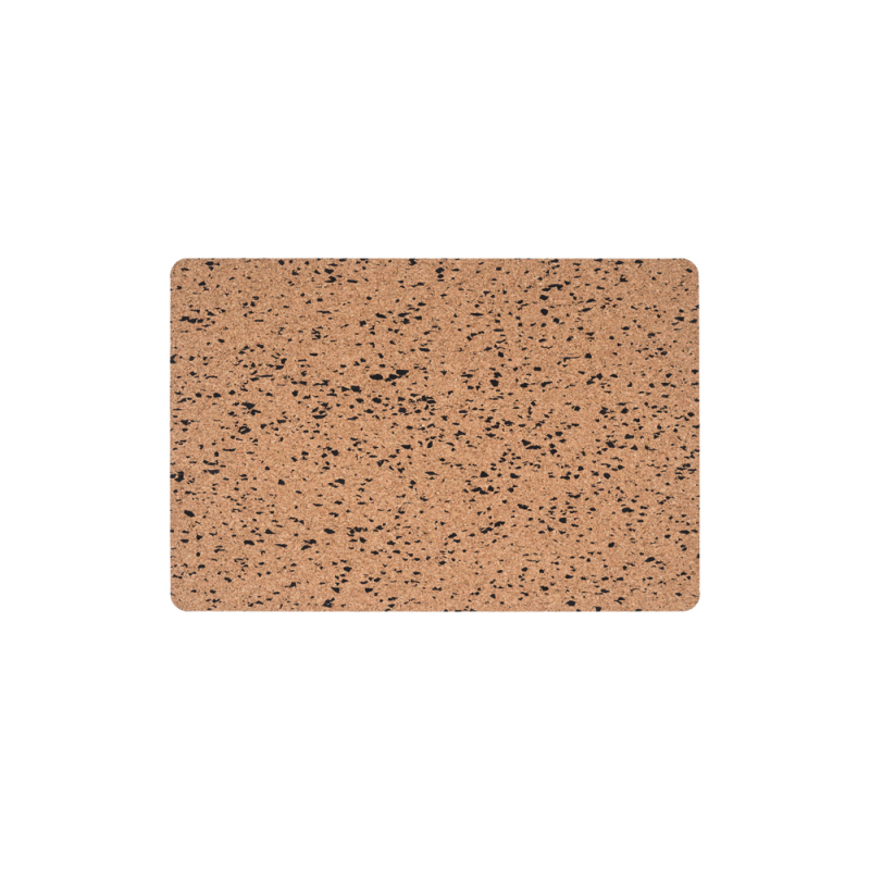 Tablero corcho sin marco bi-office eco doble cara con goma eva negra 600x400 mm