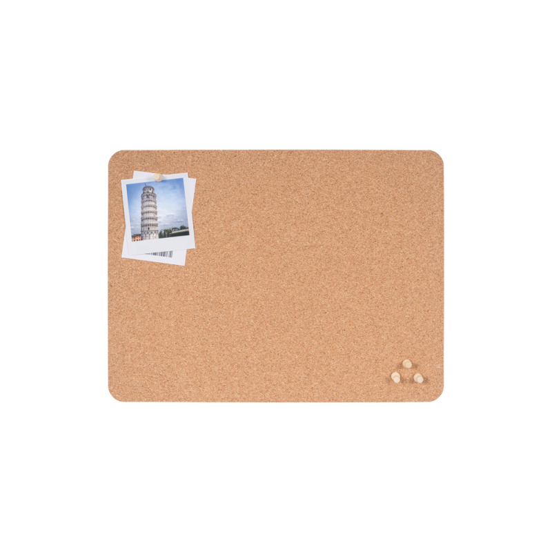 Tablero corcho sin marco bi-office eco doble cara 400x300 mm