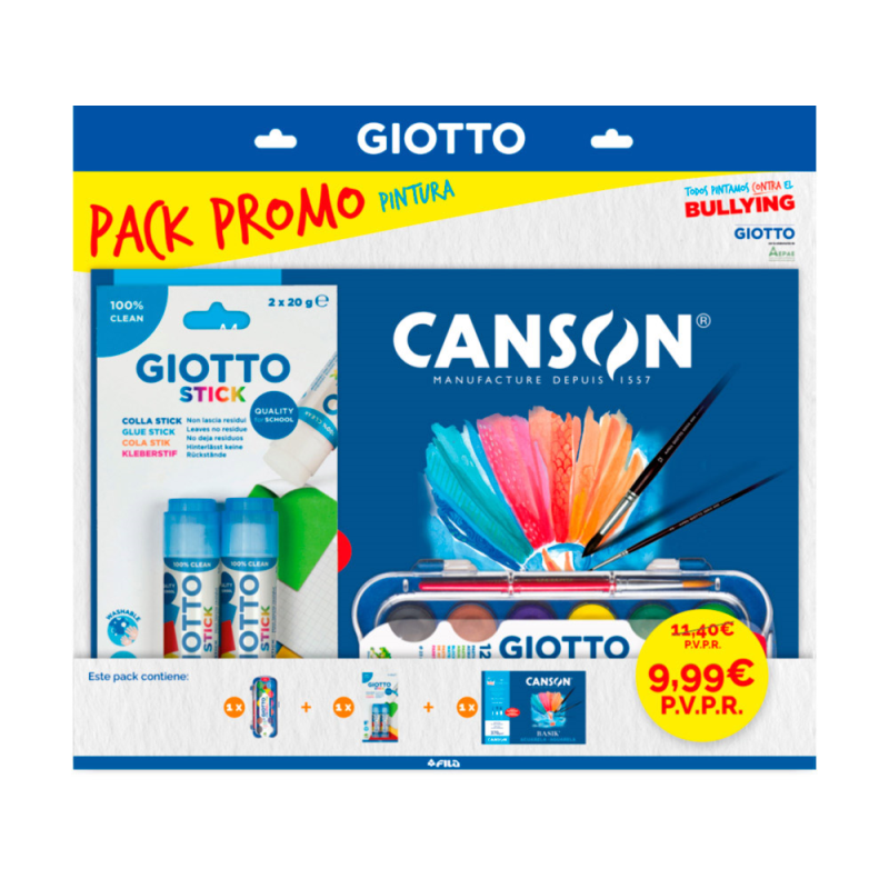 Pack de pintura giotto promo