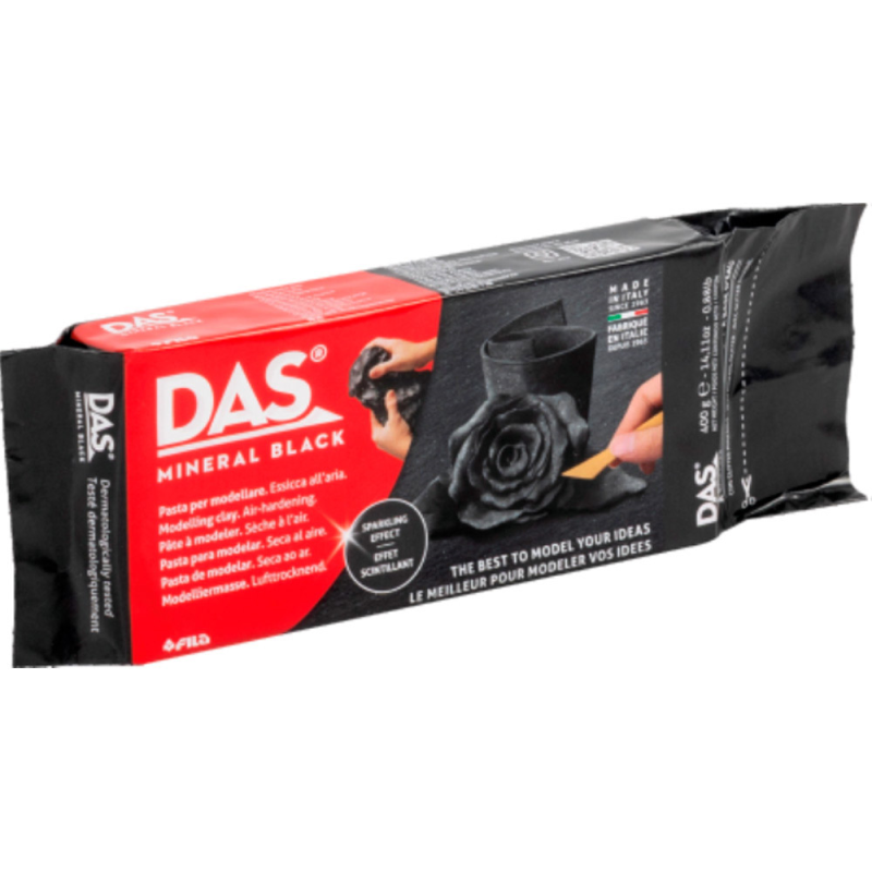 Pasta de modelar das mineral 800 gr color negro