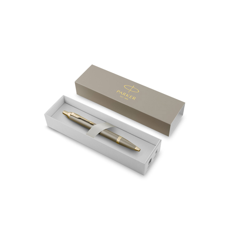 Boligrafo parker im rituals sandstone arena/oro