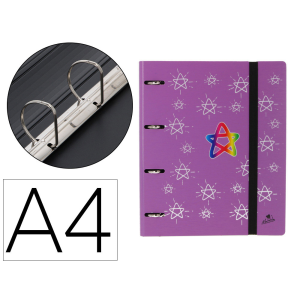Carpeta 4 anillas 40 mm...