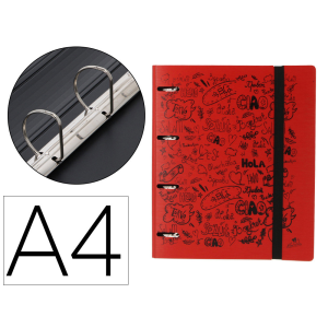 Carpeta 4 anillas 40 mm...