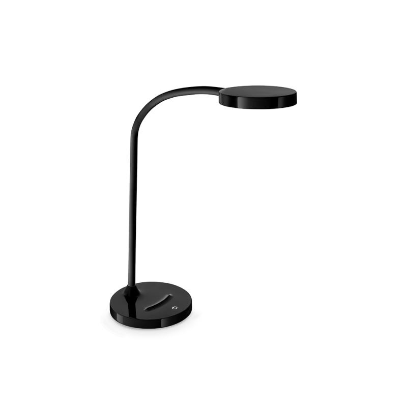 Lampara de escritorio cep led 5,46w 300lm brillo regulable cabeza orientable negro