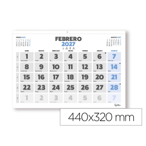 Calendario espiral pared...