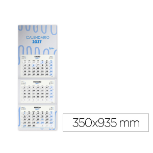 Calendario pared liderpapel...