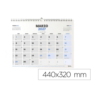 Calendario pared liderpapel...