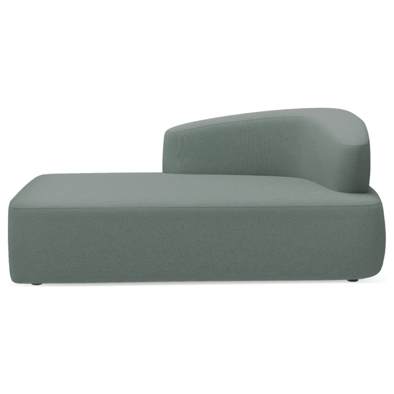 Modulo rocada volga-hr evo recto respaldo derecha tapizado gris 184x92x68 cm