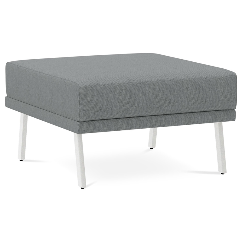 Modulo rocada ural-f cuadrado sin respaldo tapizado gris 70x74x39 cm