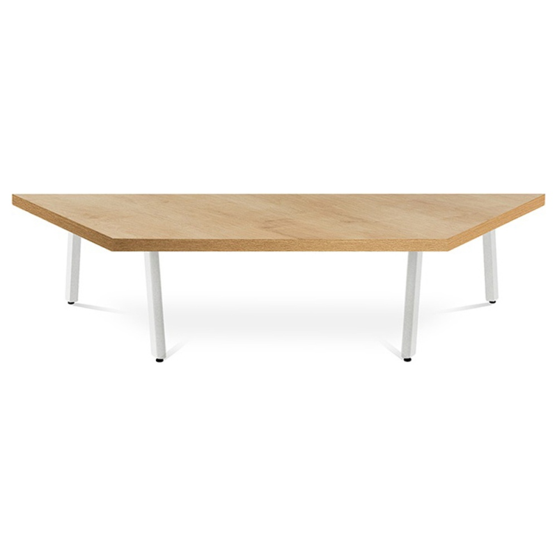 Modulo rocada ural-n mesa angular color roble 117x74x27 cm