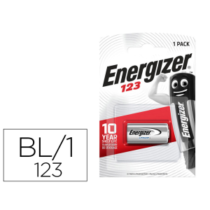 Pila energizer litio 123...
