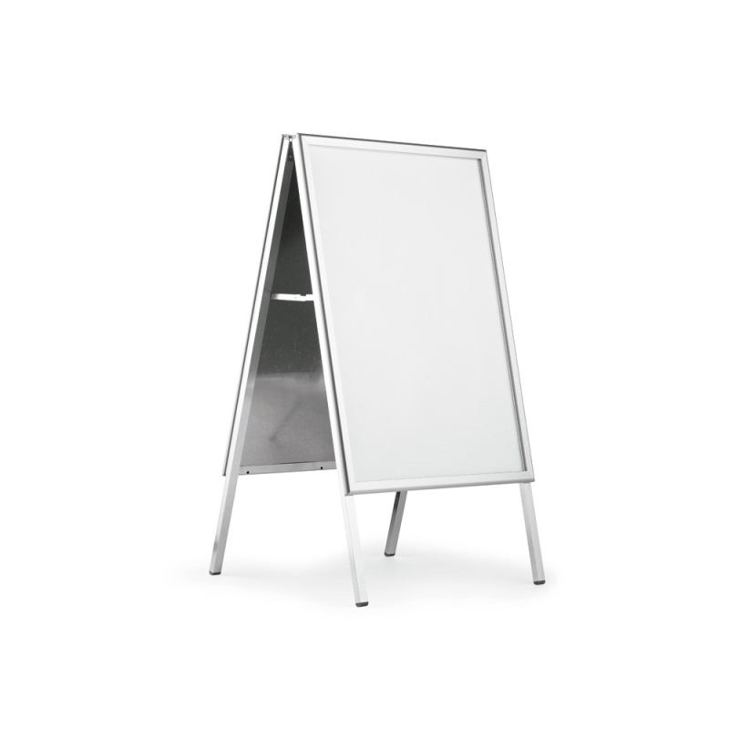 Portaposter durable fold outdoor a1 doble cara aluminio abatible cantoneras redondeadas 1141x658x620 mm