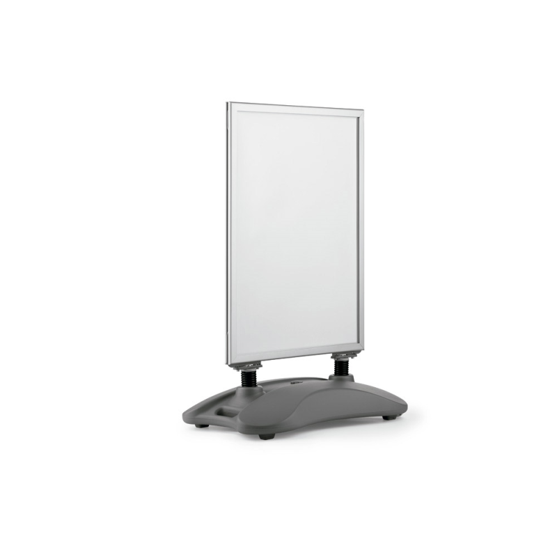 Portaposter durable heavy base outdoor a1 doble cara aluminio 1150x783x500 mm