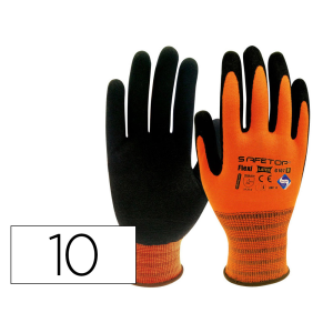 Guantes de latex safetop...
