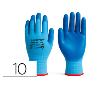 Guantes de nitrilo safetop...