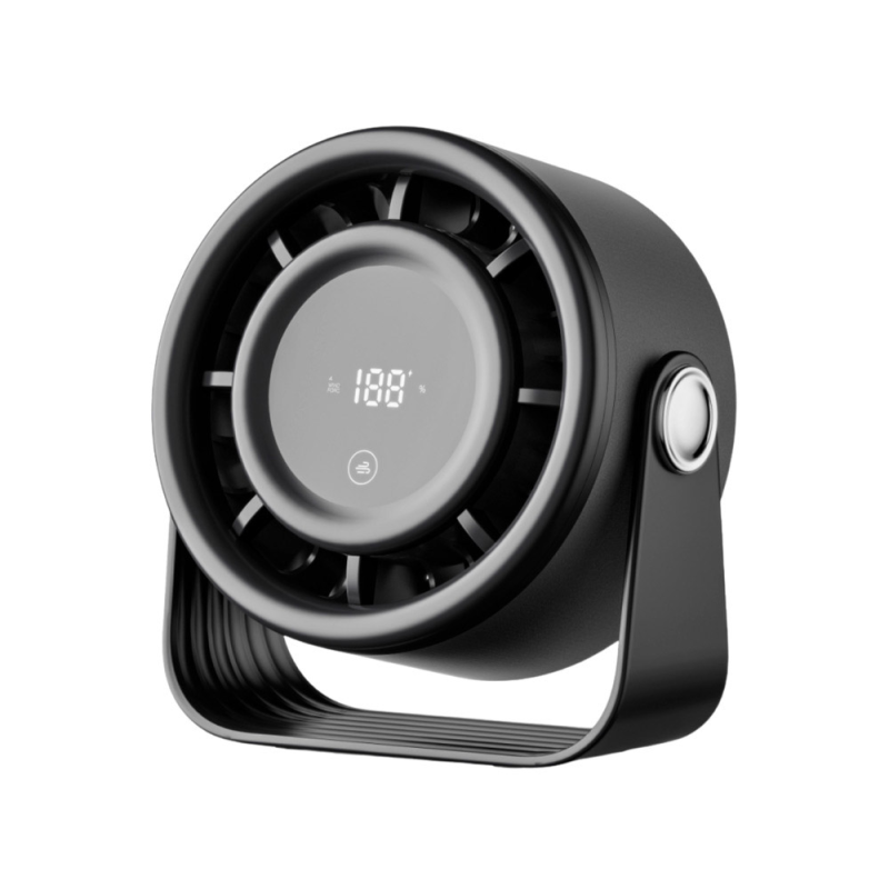 Ventilador sobremesa daewoo high power 10w 4 velocidades recargable usb-c color negro