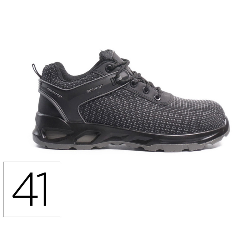 Zapatos de seguridad safetop amantio tejido putek suela pu bidensidad s3 talla 41 color gris