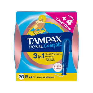 Tampon tampax pearl compak...