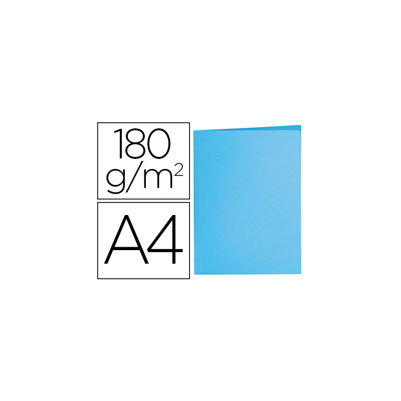 Subcarpeta liderpapel a4 azul pastel 180g/m2