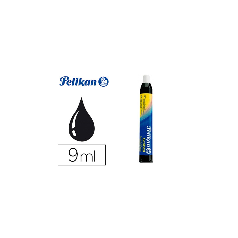 Tinta china pelikan negra cargador 9 ml