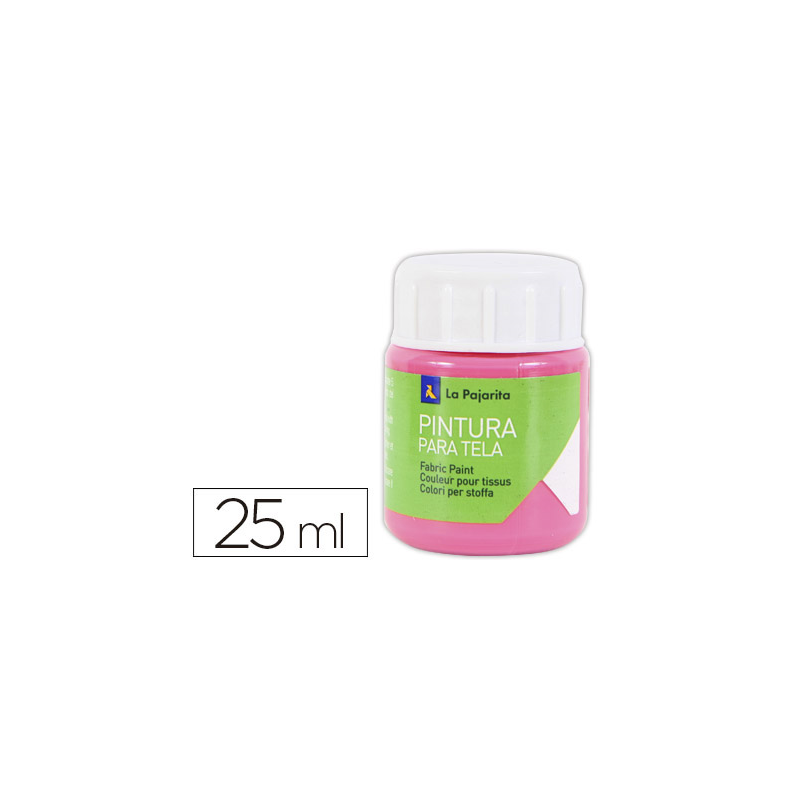 Pintura para tela la pajarita magenta 25 ml