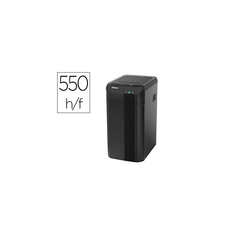Destructora de documentos fellowes automax 550c capacidad de corte 550 hojas particulas destruye tarjeta cd