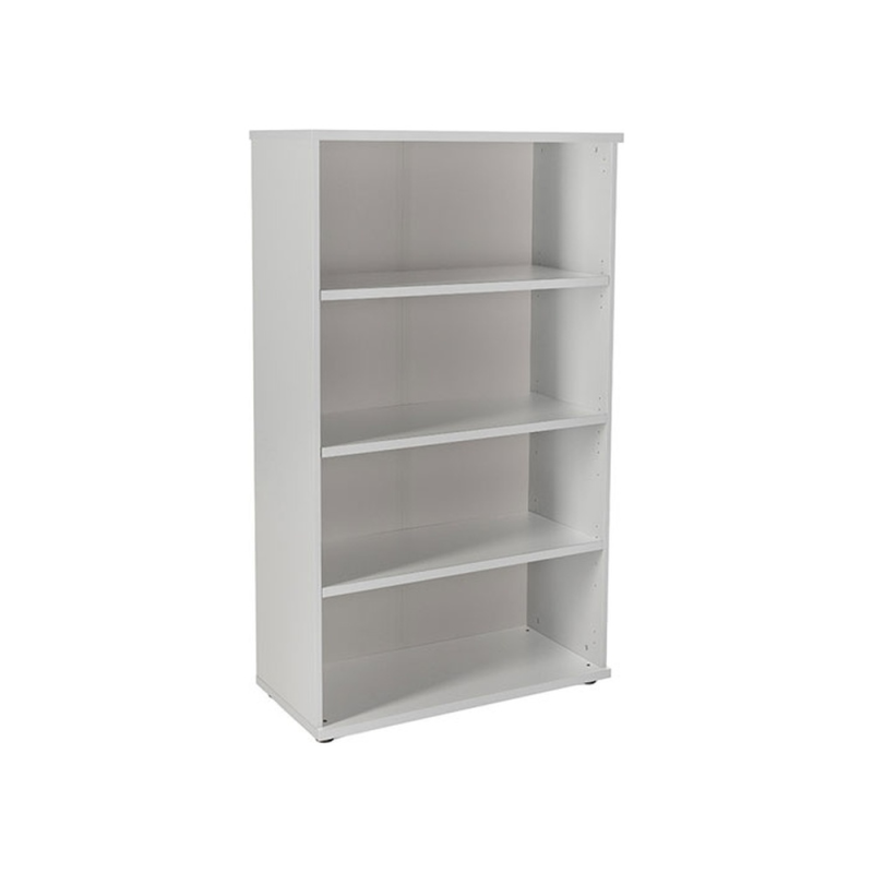 Armario rocada con tres estantes serie store 156x90x45 cm acabado gris/gris