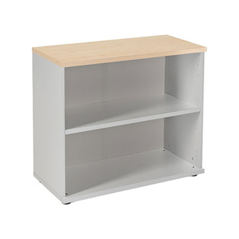 Armario rocada con un estantes serie store 78x90x45 cm acabado gris/haya